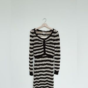 Crotchet Skirt & Sweater Set